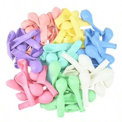 50pcs Random 10inch Macarons Color Pastel Candy Balloons Birthday Wedding Decoration Balloons Helium Baloons Air Globos