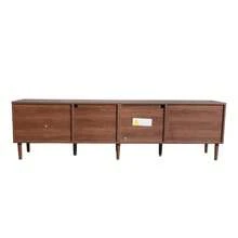 Muebles para televisión y centros de entretenimiento - Marrón + Tablero de partículas - Ver 7