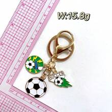Móc khóa đội bóng đá 2026 thời trang mới bóng thể thao cúp móc khóa trang sức bé trai người hâm mộ bóng đá túi xe mặt dây chuyền quà tặng chìa khóa bóng đá - Nhiều màu - Xem 15