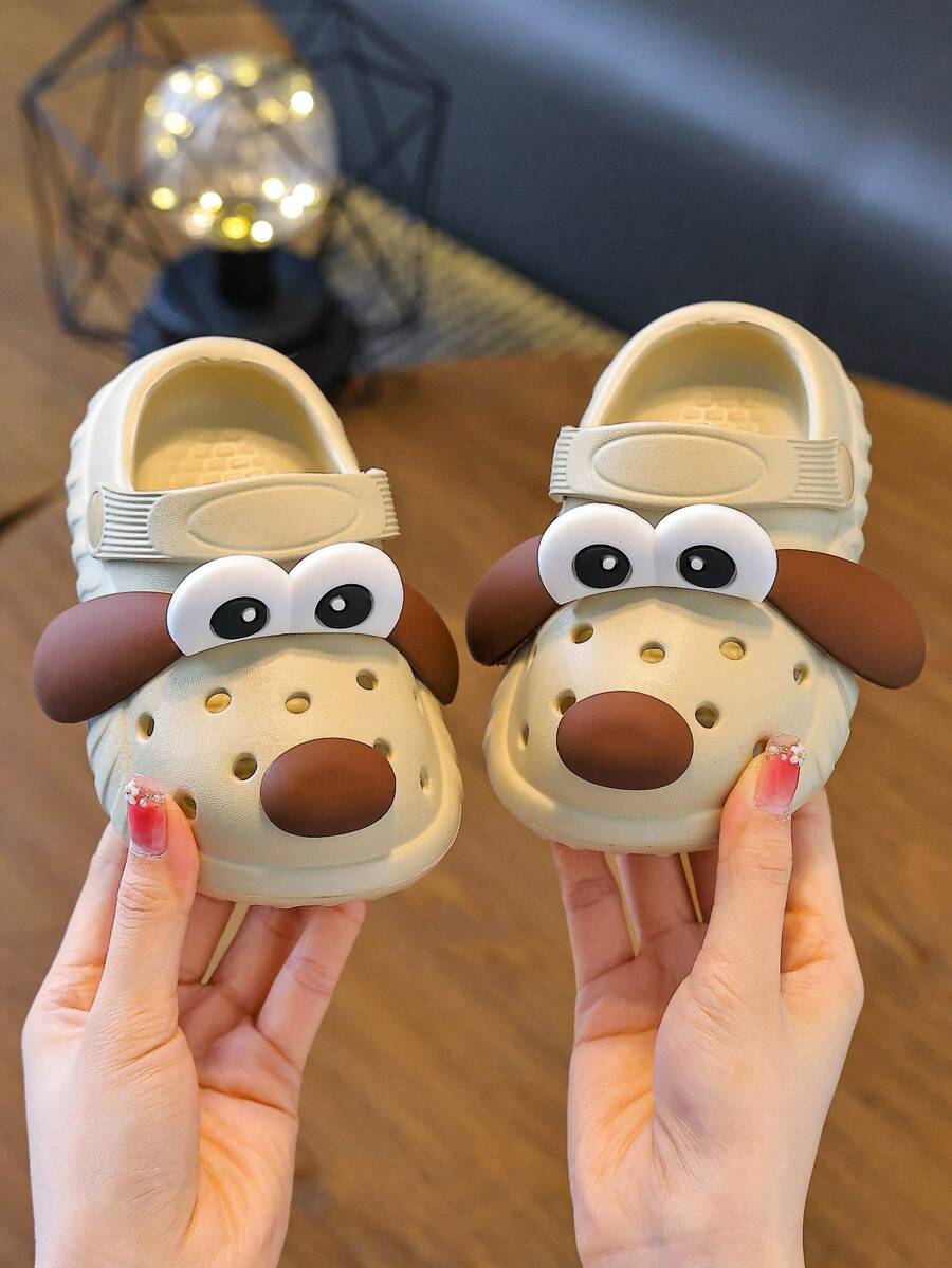 Kinder neue EVA Hausschuhe - Stilvolle, vielseitige, süße Welpen-Dekor Schuhe, geeignet für Jungen & Mädchen als Frühlings-Sommer Strandschuhe, geschlossene Zehen Slip-On, bequeme leichte Wasserschuhe, Partyschuhe