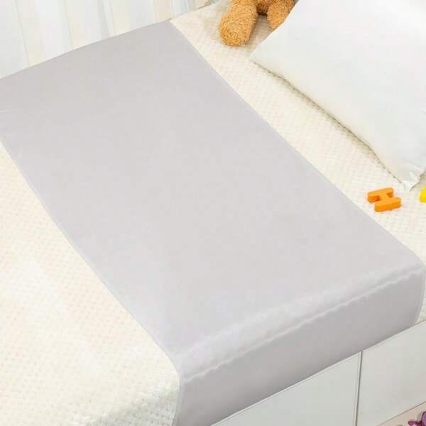 Baby Silk Bassinet Sleeve 23 Momme Pure Silk Cot Semi Sheet Adjustable For All Standard Bassinet/Cradle/Cot/Crib Mattress Light Grey FL0119230LGCB1