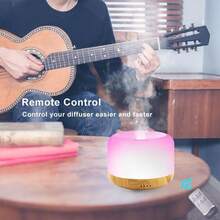 7-Color Night Light Ultrasonic Humidifier, 3-Mode Aroma Diffuser With Lighting - USB Powered Essential Oil Diffuser, LED Humidifier With Colorful Ambient Lights, Suitable For Essential Oils, Power Failure Protection, For Home, Office, Dorm, Bedroom, Travel