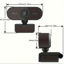 1080p Webcam Streaming Camera, Stand For PC/Laptop/Desktop, Wide Angle Webcam, Plug And Play With Privacy Cover, Webcam For/Work/Security Streaming - 變數值 - 查看 6
