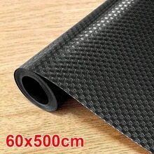 Non-Slip Draw Mat Shelf Liner Storage Pad Kitchen Cabinet Cupboard Drawer Mat - Hitam - View 8