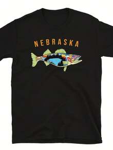 Nebka Walleye Shirt - Walleye Fish Shirt - Walleye Fishing Shirt - Fisherman Shirt - Fisher Gifts - Gift Idea For  - Fishing Lover,This Fun Printed Casual T-Shirt Is The Perfect Gift For Valentine's Day/Christmas - 款式25 - 查看 1
