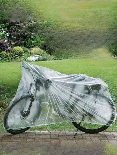 1 st. hett säljande universellt cykelöverdrag hållbart transparent överdrag mountainbike racercykel dammtät solskydd dammtät skyddsöverdrag elcykel hållbart skyddsöverdrag vattentätt solskyddsöverdrag hållbart