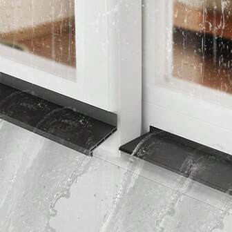 1条实用防水窗户密封条，非常适合用于户外窗户，防止漏水