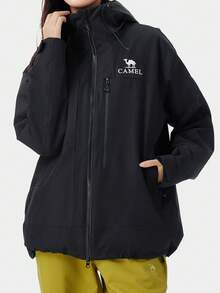 CAMEL CROWN Champion Kai Jia Z Series Unisex 3-In-1 Outdoor Jacket, Suitable For All Seasons - Phantom Black - View 5