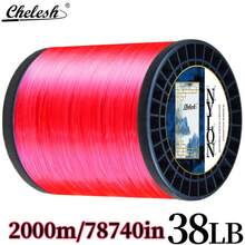 Chelesh 2000m Smooth Nylon Monofilament Fishing Line, -Resistant, Easy Casting, Anti-Aging, Multiple Colors & Strengths Available, Suitable For Carp Fishing, DIY Jewelry Beading - Multicolor - View 60
