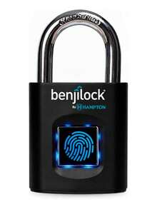 Candado Inteligente de Huellas Dactilares (Hasta 10 Usuarios). Bluelander - Negro - Ver 1