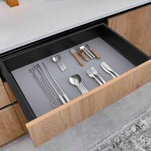 Non-Slip Draw Mat Shelf Liner Storage Pad Kitchen Cabinet Cupboard Drawer Mat - Clear - View 8