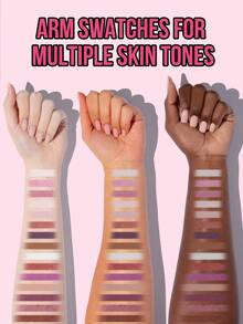 MISSLYN - 15色珠光哑光黑色小丑眼影盘，暖棕色烟熏眼妆，高显色度，易于晕染，适合Y2K、派对、海滩、旅行、假日、送礼、时尚女孩、化妆品、角色扮演、春夏，色彩鲜艳，营造迷人氛围，自然色调 - #4 Royal Joker - 查看 6