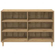 vidaXL Sideboard Handwerks-Eiche 103,5x35x70 Cm Holzwerkstoff - Yellow - View 5