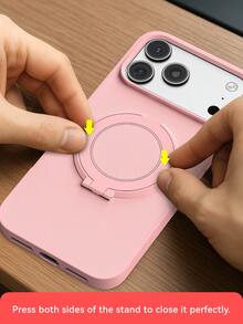 这款带支架的手机壳兼容 13/11（6.1 英寸），也兼容 16、15、14、13、12、11 Pro/Max/Mini，采用硬质塑料材质，配备支架和指环扣，具有防震功能。另有： 16 Pro Max 手机壳、Galaxy S25 Ultra 折叠支架手机壳、 17 Pro Max 360° 旋转支架手机壳以及超薄 11 手机壳可供选择。 - 粉色 - 查看 11