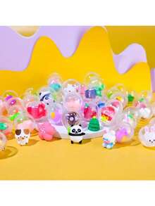 20/30/50 piezas Mini juguetes tipo cápsula Kawaii adorables, perfectos para compartir en fiestas, regalos de Acción de Gracias o Navidad, estilo aleatorio