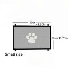 Dog Gate For Stairs, Magic Dog Gate Indoor Doorway, Safety Dog Blocker Gate For Dogs Cats, Self-Assembly Pet Mesh Gate For Hallways, Katten Spullen, Honden Spullen, Cat