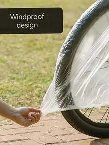 1pc Hot-Selling Universal Bicycle Cover Durable Transparent Cover Mountain Road Bike Dustproof Sunshade Dustproof Protective Cover Electric Bicycle Durable Protective Cover Waterproof Sunscreen Cover Durable,Spring Summer Picks,Brides Maid Gifts,Room,Bedroom Deccor,Bedroom Deccor,Beach,Travel,For Men,For Women,Vacation - Multicolor - View 9