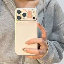 INS New Transparent High-Definition Lens Film Compatible With Iphone 17 Pro Max/Pro, Cute Cartoon Girl Design Applicable To Daily Shield, Office, Home Daily Shield Office Home Lens Protector Phone Camera Cover Waterproof Shockproof Anti-Fall Scratch Resistant - Clear - View 8