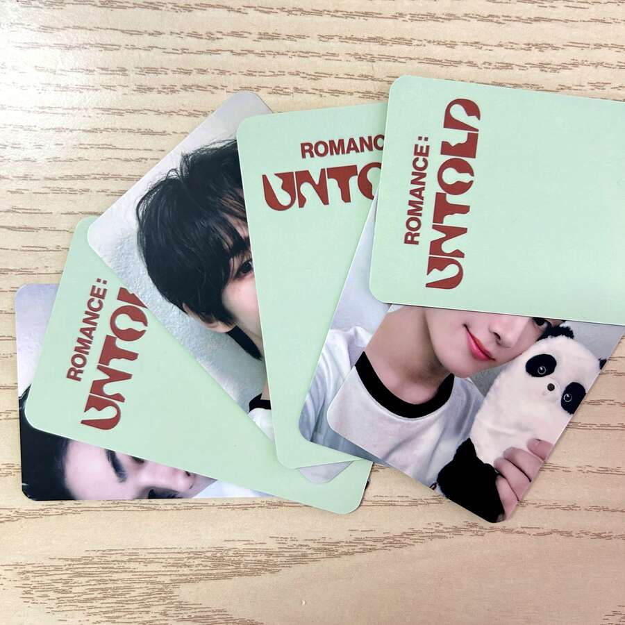 7pcs KPOP ROMANCE UNTOLD Photo Card Set, Double-Sided Printing, Matte Finish, LOMO Card Collection, Heeseung JungWon Sunoo Fangoods, Ideal Gift For Fans - Multicolor - View 1