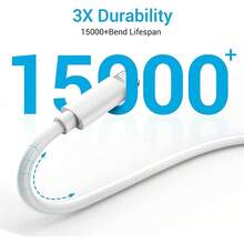 20W PD Smart Charging Plug + 3.3ft/100cm Stable Data Sync Fast Charging Cable, Compatible With IPhone 14 Pro Max/14 Pro/14/13 Pro Max/13 Pro/13/12/11/Xs/X/Xs Max/ Series - White - View 7