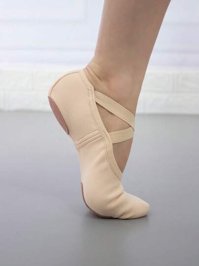 Wuyuan Stretch Canvas Ballet Shoes/Ballet Slippers With Inner Lining – Perfect Support And Comfort For Professional Dancers In Ballet, Jazz, Lyrical, Contemporary Dance, And Yoga Flexibility