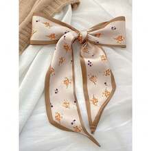 4pcs/Set Women's French Style Vintage Floral Striped Printed Scarf Hairband, For Casual, Elegant, Daily, And Dating Occasions, A Multi-Purpose Gift For Dress-Up Gym Valentine's Day Valentines Headband Turban Headband Sweatband, School Stuff, College, Headbands Fall Winter Hair Band Hair Accessories For Women For Vacation Outfits Woman