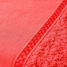 Kit Of 3 Arteira Russian Stitch Face Towels For Machine Embroidery, 100% Cotton - Rojo - Ver 2