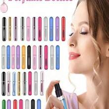 10pcs/Set 5ml Refillable Perfume Atomizer, Mini Portable Spray Bottles, Cologne Mist Sprayer, Leak-Proof Mini Perfume Bottle. Suitable For Night Out, Travel, Party And Dates. - Zk04 - 查看 4