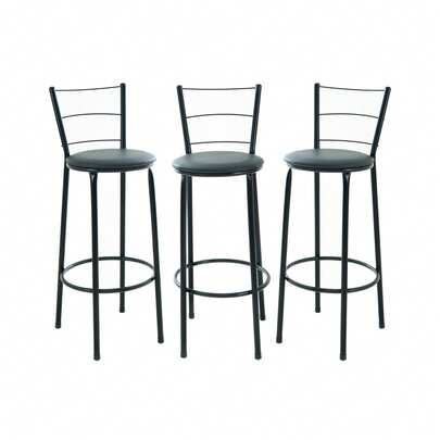 reed space kit 3 banquetas alta 3 arame cozinha bancada balcão bares