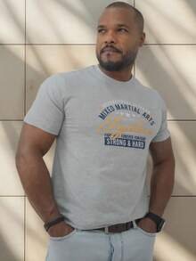 Camiseta Camisa Masculina Pontobr Fighters Manga Casual Basica Curta Estampada Malha 100% Algodão