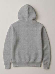 Flannel Kangaroo Sweatshirt  Printed Cold Blouse One Piece Nerd Geek Women's And Men's Sweatshirt - 淺灰色 - 查看 2