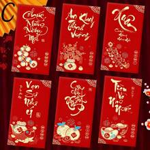 2026 Year Of The Rabbit New Design Vietnamese Red Packet, Creative Glitter Matte Chinese New Year Lai See Envelope, Pocket Money Packet - Multicolor - View 15
