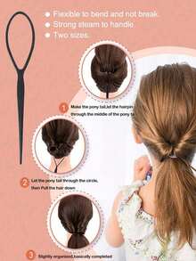 15 件粉色美发工具套装 - 包括缎面帽、喷雾瓶、宽齿梳、边缘刷、发夹、头皮按摩器、弹力发圈等 - 适合女性、女孩、卷发、辫子和日常造型的完整护发配件套装