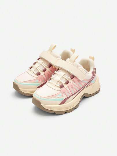 Balabala Zapatillas para niñas, Zapatillas gruesas para primavera y otoño de 2025, Antideslizantes para exteriores