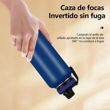 Termos Acero Inooxidable Frio Caliente 48h Botella De Agua - Azul - Ver 8