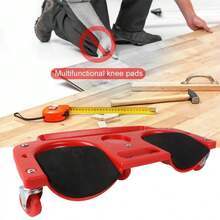 Car Maintenance Tools - Universal Wheel Slide Kneeling Pad, Car Maintenance Parts - Red - View 4