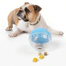 1pc Pet Treat Dispensing Rolling Toy, Interactive Dog Feeder Promotes Mental Stimulation And Dental Health, Training Snack Dispenser
