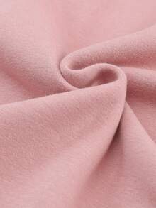 CILKOO Cappotto con cappuccio tasca con patta spalle cadenti con coulisse - Rosa - Visualizzare 12