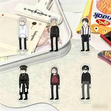 1 cái Love And Deepspace - "Love And Deepspace" - Sylus - Đế Acrylic - Hàng hóa Anime - Bộ sưu tập Anime - Trang trí nhà cửa - Hàng hóa trò chơi - Bộ sưu tập trò chơi - Hàng hóa phim - Hàng hóa nhân vật - Mô hình vũ khí - Giấy màu - Hình - Hàng hóa phim truyền hình - Quà tặng Cosplay/2D - Đồ trang trí treo - Nhiều màu - Xem 1