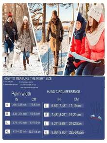 2026 New Winter Warm Gloves For Men And Women, Suitable For Running, Driving, Cycling, Work, Hiking And Other Outdoor Activities. An Essential Item For Autumn/Winter, Also A Great Valentine's Day Gift Or Gift For Girlfriend To Protect Her Hands, Suitable For Daily Use. - Multicolor - View 6