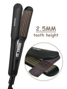 CRASTS Corn Silk Clip Board Pad Hair Root Top Perm Clip Fluffy Artifact, Perm Hair Top Flat Head, Corn Perm Device Large Board Face Inner Fluffy Wool Curl, Small Curl, Black