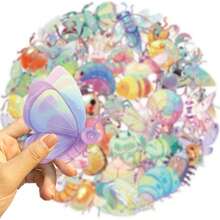 50Pcs Vintage Christmas Transparent Stickers Santa Claus Snowman Christmas Gifts Aesthetic Stickers Pack Cute Christmas Decorations PET Stickers Scrapbook Stickers Vinly Waterproof Stickers For Water Bottle,Computer,Laptop,Phone,Luggage,Notebook,Fridge