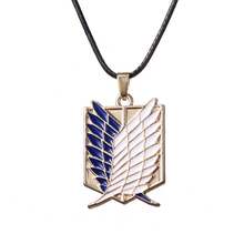 One Anime Merchandise Survey Corps Emblem Pendant Wings Of Freedom Badge Necklace - 1 - 查看 8