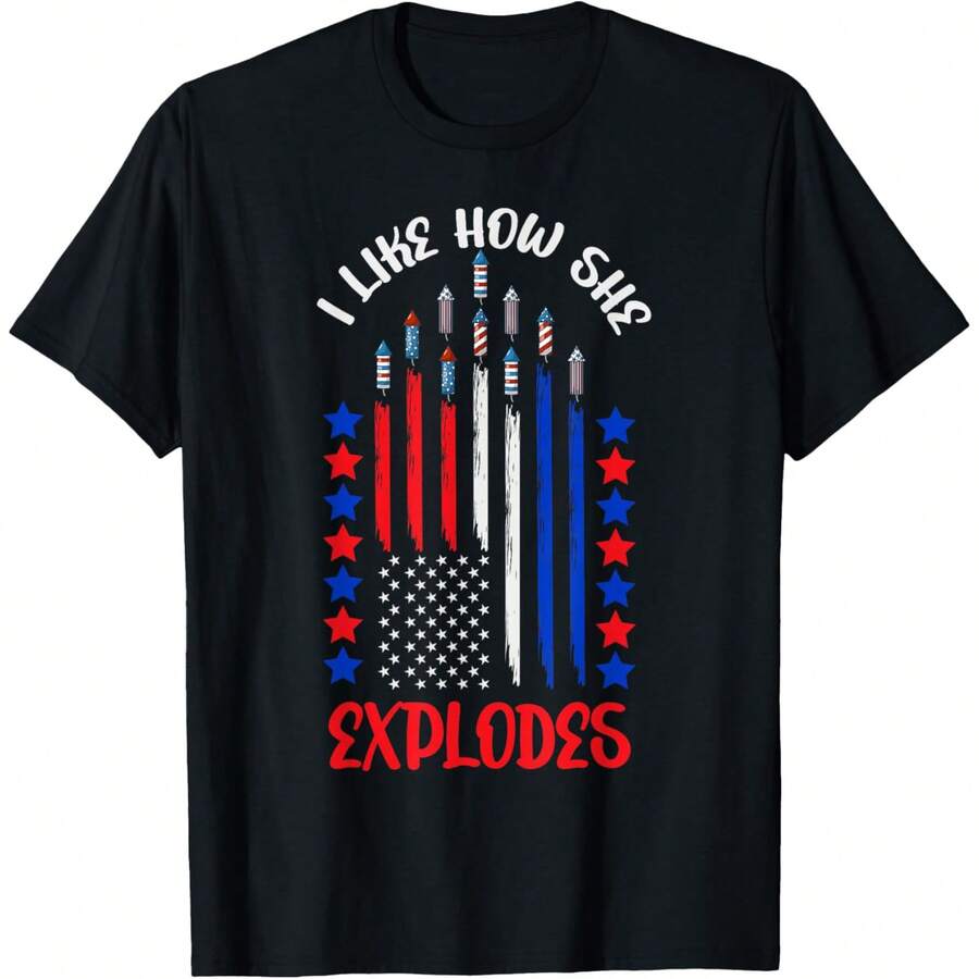 Funny Couple T-Shirt - Black - View 1