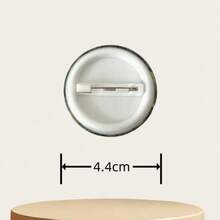 Interesting Pattern Badge Brooch, Women's Lapel Pin Brooch, Bag Pendant, Fashion Accessory, Fun Gift For Friends, Family, Teachers And Classmates - Multicolor - View 7