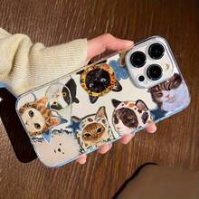 In A Hat - Fun And Cute Phone, Comfortable To Hold, Effectively Protects Your Phone From Bumps And Drops. Suitable Various Models, Including 16/15/14/13/12 Cases/11 Pro/Plus/X/8/, Popular Birthday Friends Or Partners, Business, Durable, Stain-Resistant, Anti-Fingerprint, New Men And Women Phone, High-Quality Transparent TPU Soft Anti-Drop Protective Covery2k Phone Phone Cute - 款式1(1件) - 查看 4