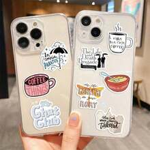 50Pcs Gilmore TV Gifts Graffiti Decal Stickers Pack Gilmore TV Show Stickers Gilmore TV Show Decor Gilmore TV Show Merch Waterproof Vinyl Stickers Bulk For Skateboard Luggage Laptops Bumper Theme Party Supplies - 彩色 - 查看 9