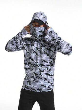 户外钓鱼防紫外线服装，透气冰丝钓鱼/骑行服