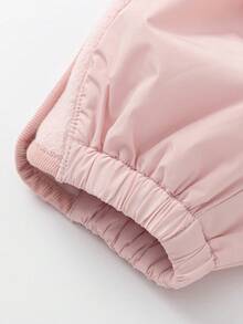 mini bala BalaOne Young Girl Fleece Cargo Pants, Winter 2025 Warm & - White Red - View 8