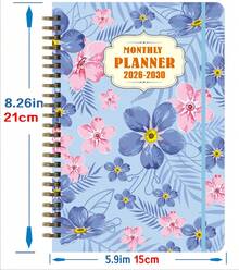2026-2030 5 Year Weekly Planner, A5 Hardcover Goal Notebook & Journal For Productivity, Scheduling & Habit Tracking - 08--2026-2030年-計畫本 - 查看 11